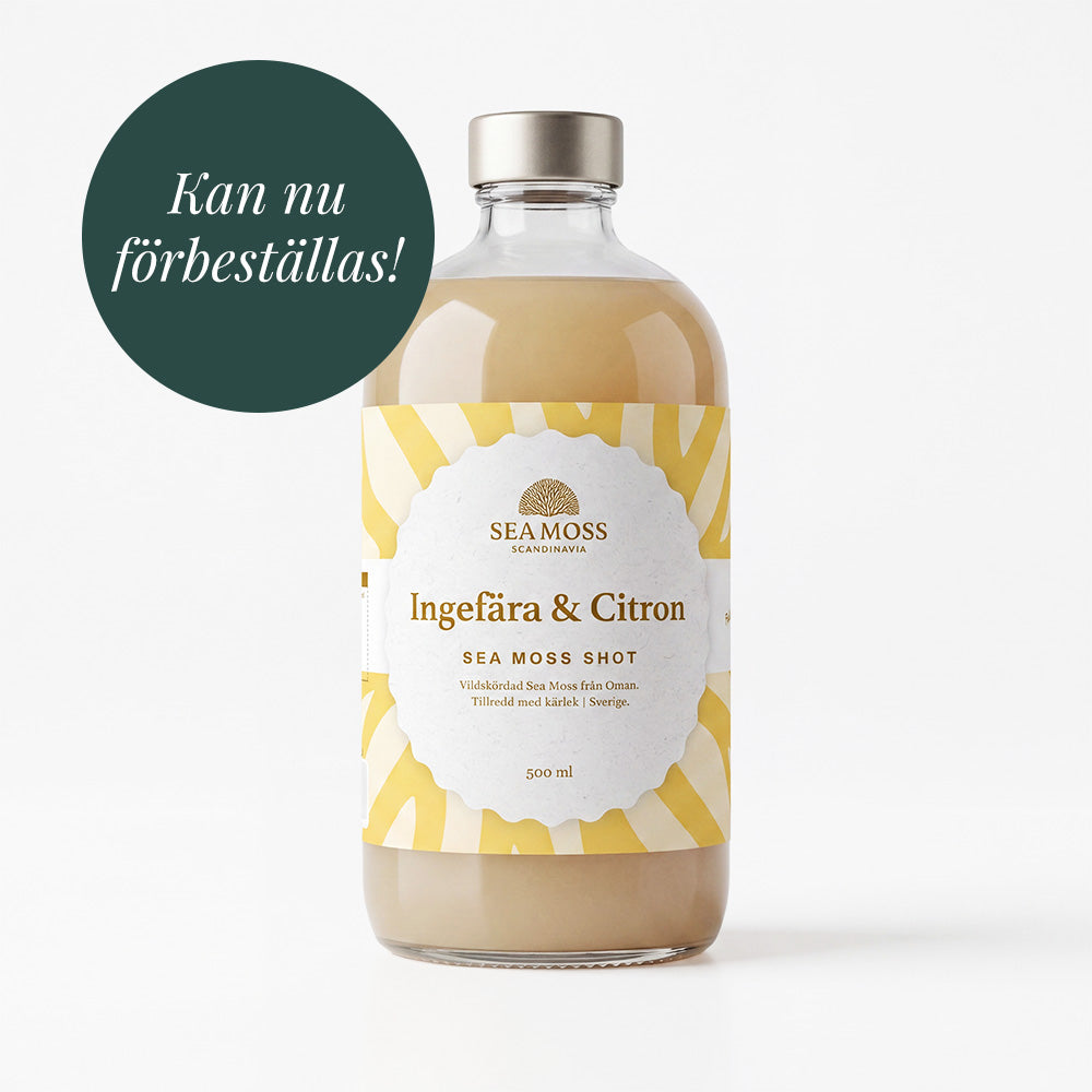 Sea Moss Shots - Ingefära & Citron