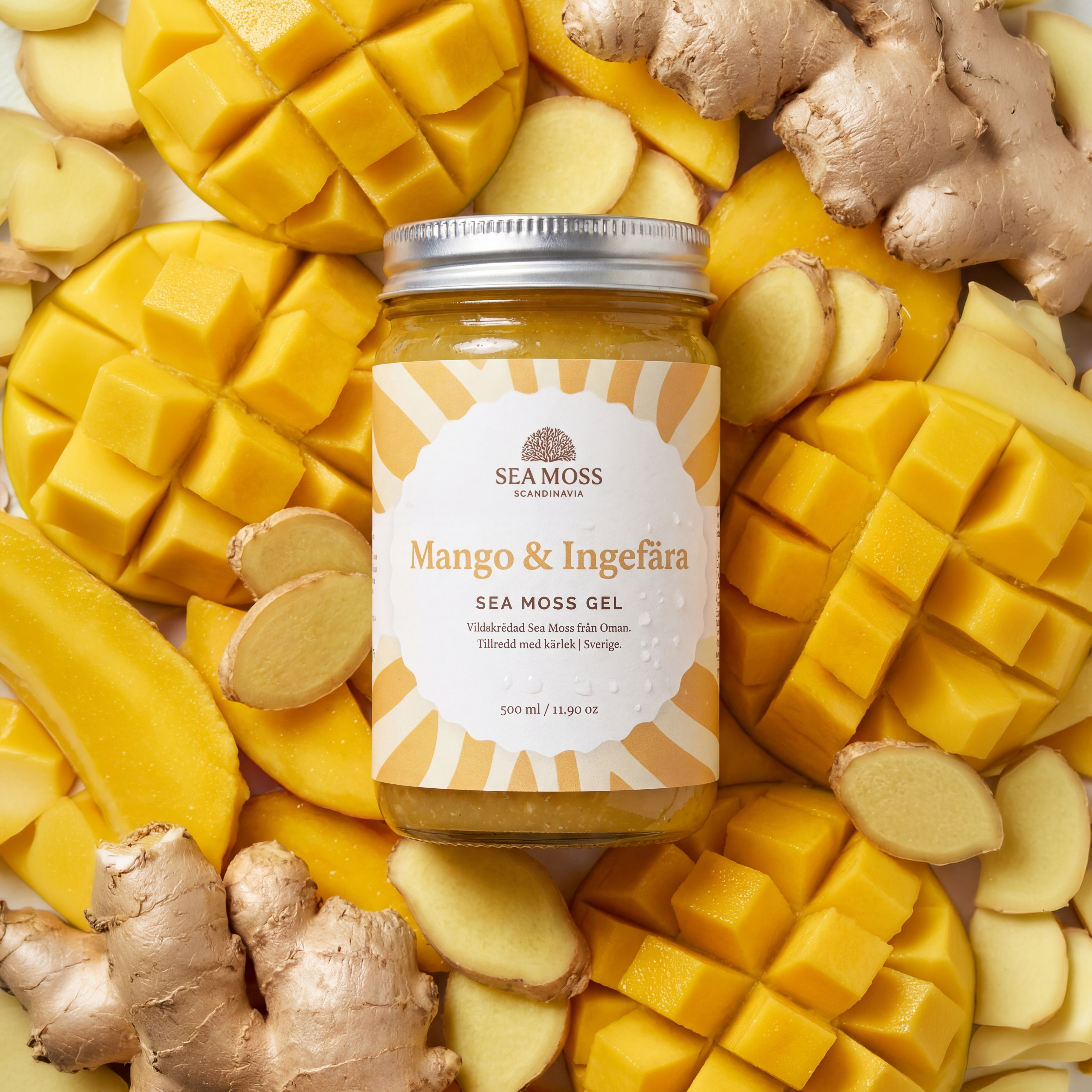 Sea Moss Gel - Mango & Ingefära